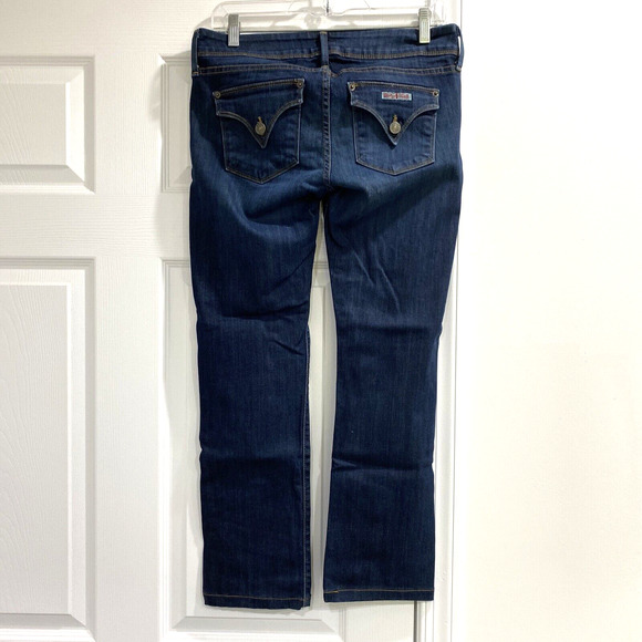 Hudson Jeans Ginny Straight Leg style ladies size 27 casual classic button flaps - Picture 4 of 9